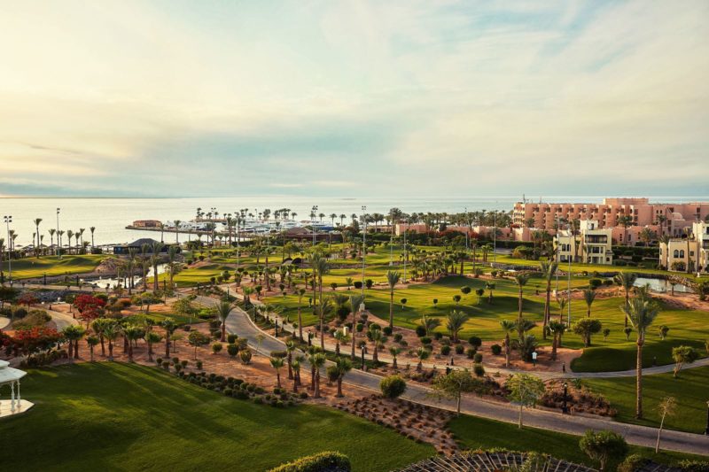 De omgeving van hotel Al Dau Beach in Hurghada
