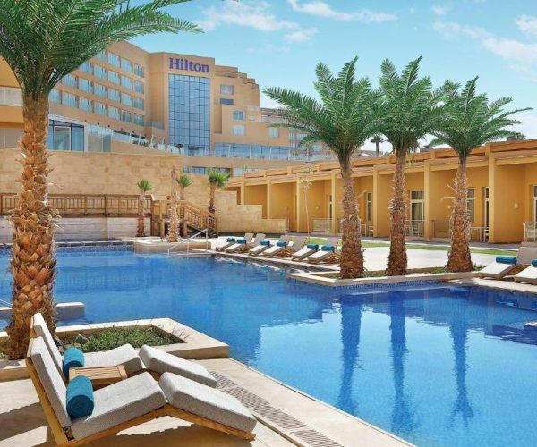 hilton hurghada plaza hotel zwembad dat dichterbij het resort zit