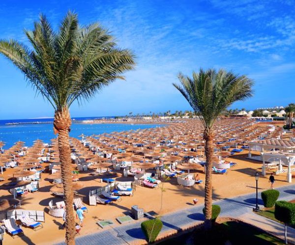 Strand van Dana Resort in Hurghada