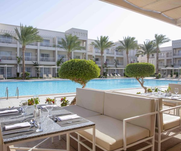 Hotel Jaz Aquaviva Hurghada terras