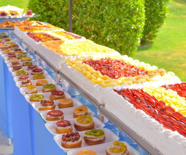 jasmine palace resort in hurghada fruit buffet van verschillende tropische fruiten