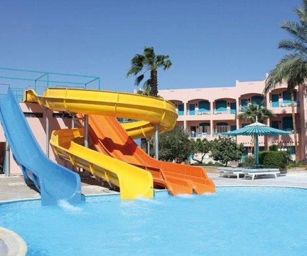le pacha resort in hurghada resort glijbanen die het resort heeft