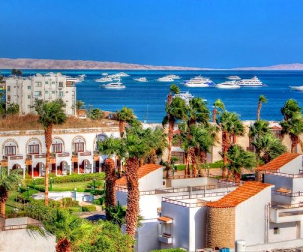 Marlin Inn Azur Resort Hurghada uitzicht op zee