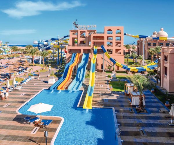 Pickalbatros Aqua Blu Resort Hurghada waterglijbanen