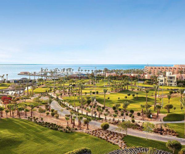 Steigeberger ALDAU beach Hurghada overzicht van het hotel